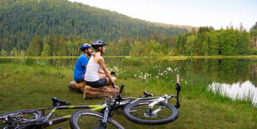 Session VTT en moyenne montagne