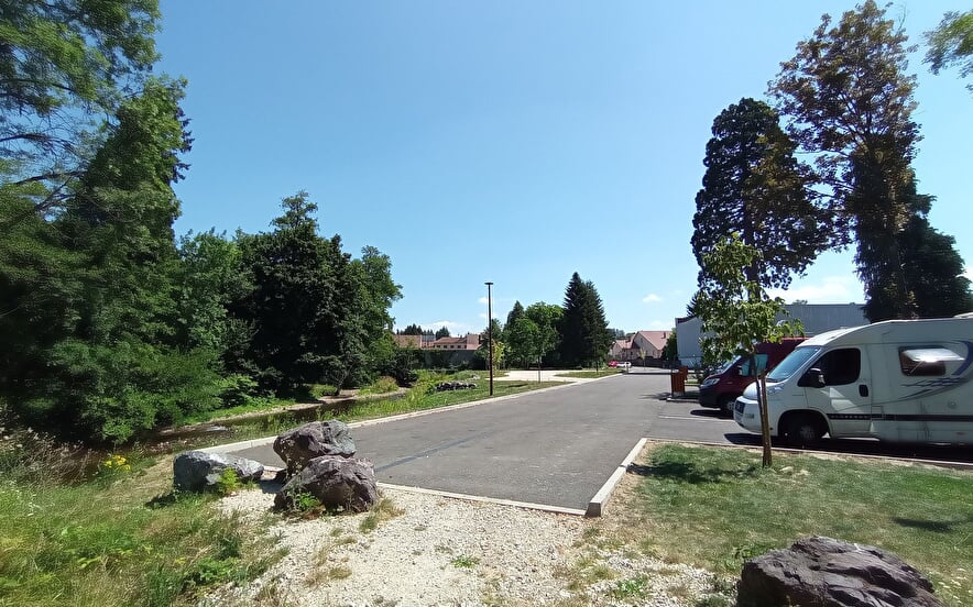 Aire de stationnement camping-car