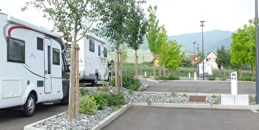 Service point for campers-dormobiles in Eguisheim