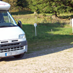Camper area at the Terrasses du Lac Blanc