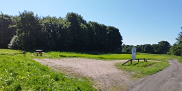 Aire de stationnement pour camping-cars