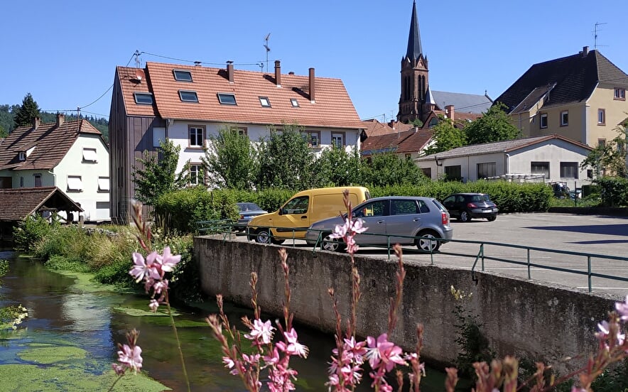 Parking area for motorhomes