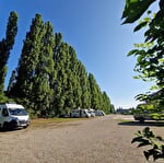 Service and parking area