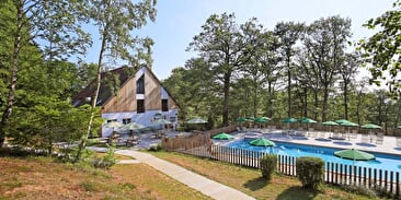 Motorhome service area at Camping Huttopia
