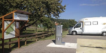 Service point - Parking area for campers-dormobiles