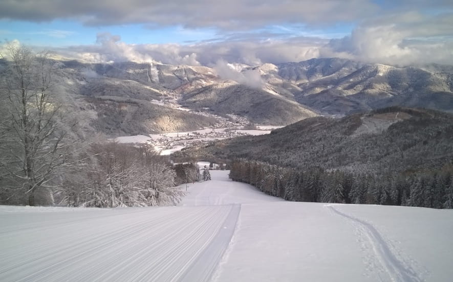  Alpine skiing at Schlumpf