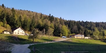 Aire de stationnement à la ferme