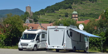 Camper area of Kaysersberg
