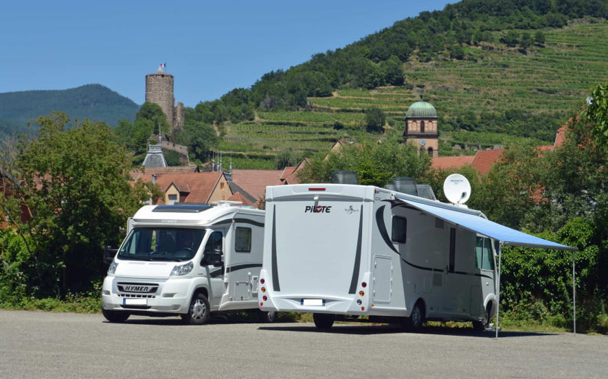 Camper area of Kaysersberg